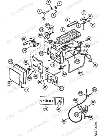 Взрыв-схема стиральной машины Frigidaire FPFE526VW - Схема узла Section 7